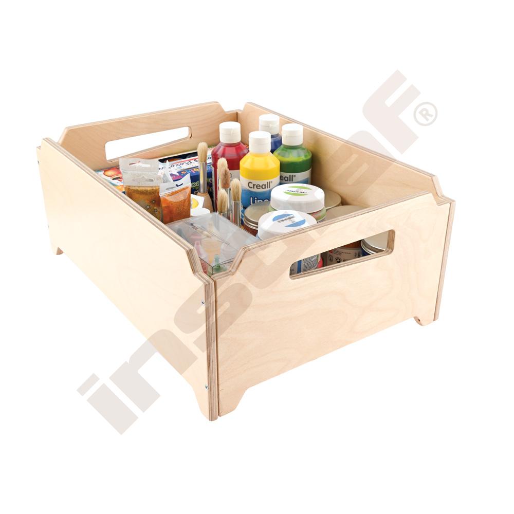 Echtholz - úložné boxy na hračky, výška 18 cm  	