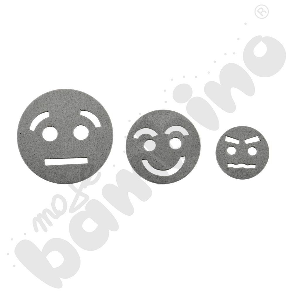 Naklejki piankowe - buźki z emocjami