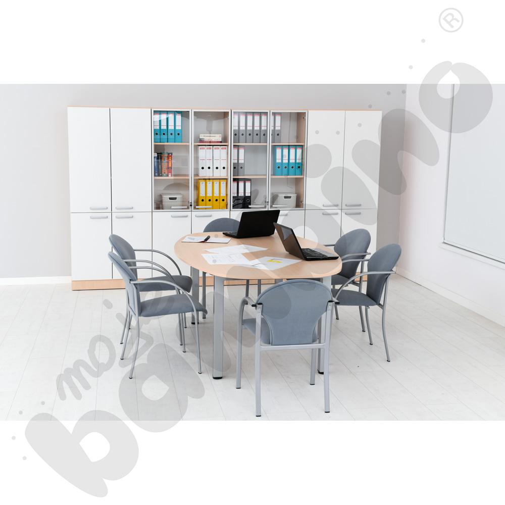 Stół owalny Grande 120 x 200 cm - klon jasny 