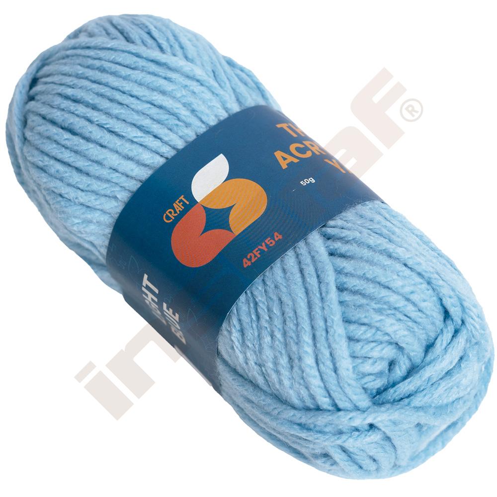 Acrylgarn - mittelblau