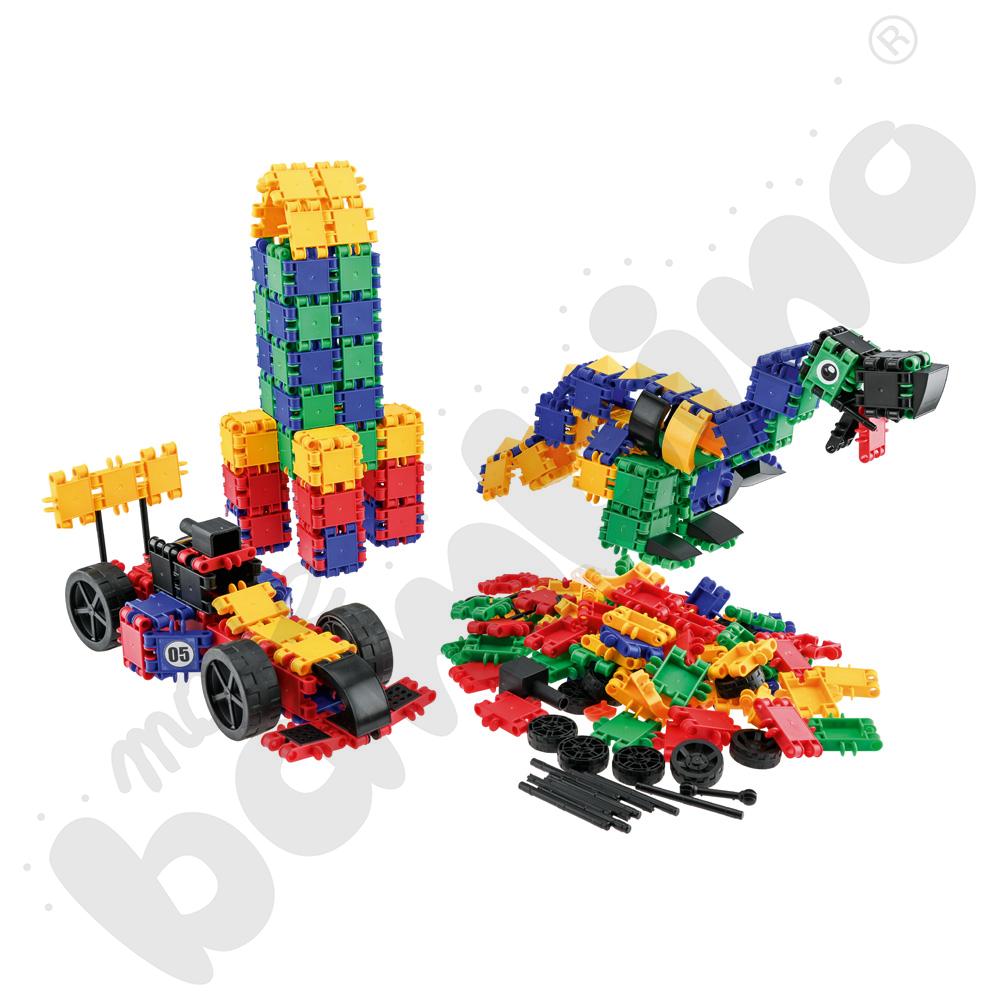 Klocki konstrukcyjne Clics Rollerbox 15w1