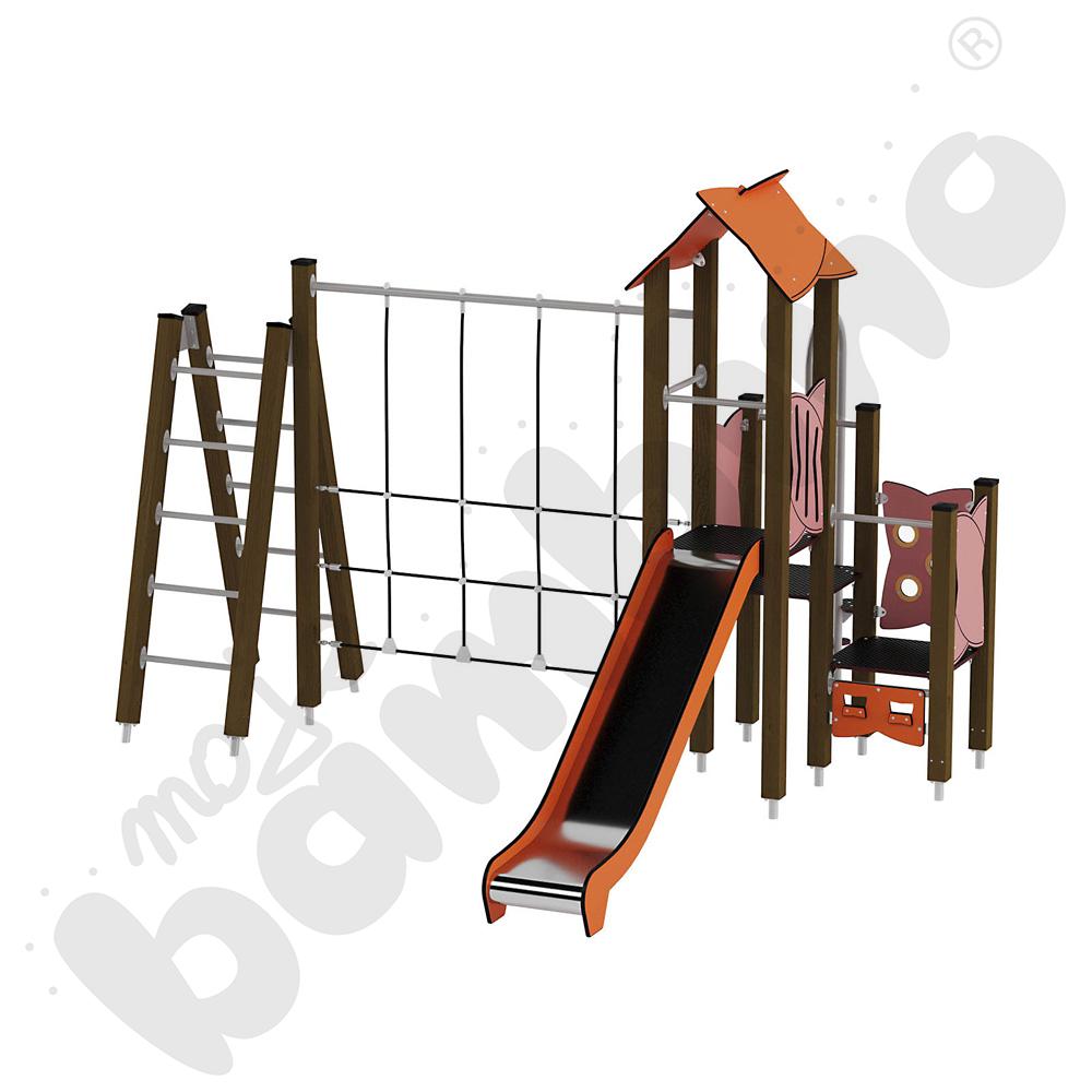 Zestaw Urbi 7, słupy drewniane A