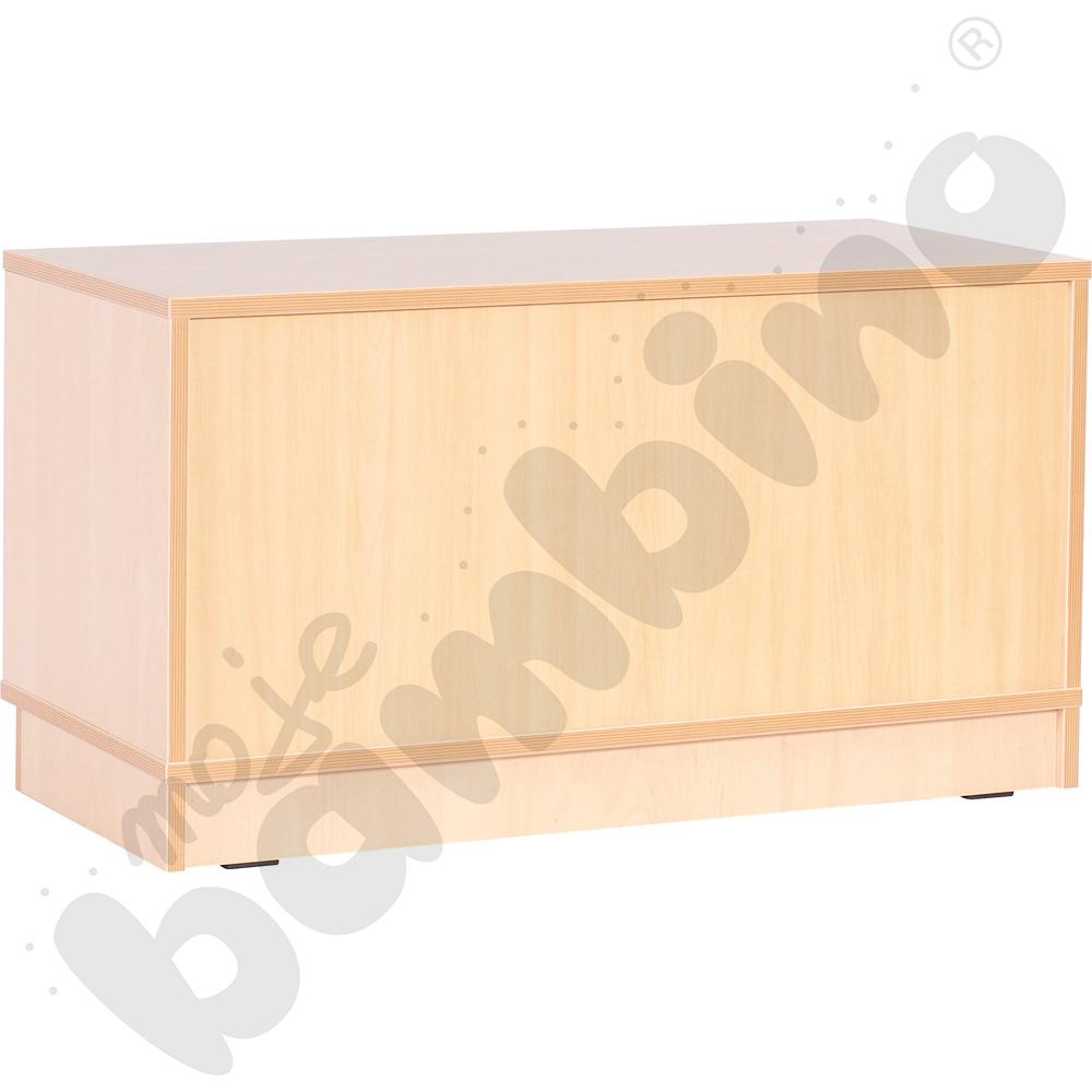 Szafka Flexi M z 1 półką na cokole, brzoza