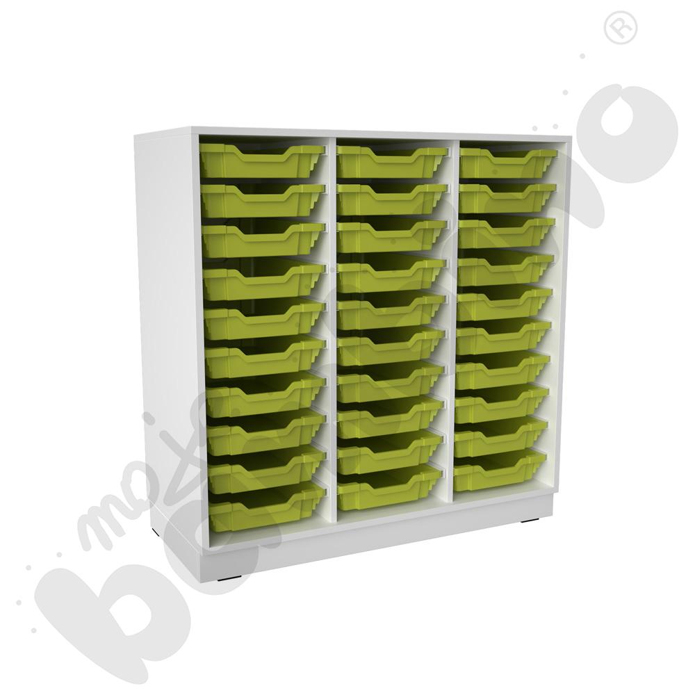 Quadro - zestaw 205, biała skrzynia