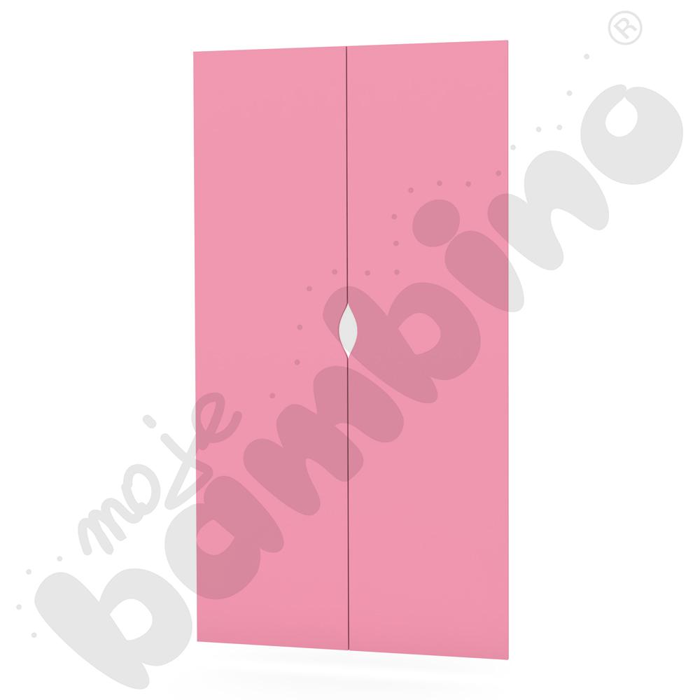 Drzwi wysokie Feria różowe lakierowane