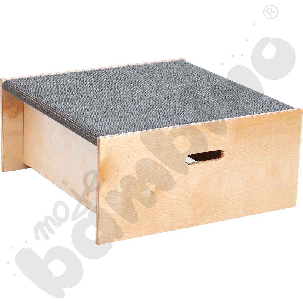 Podest kwadrat, wys. 30 cm - jasnoszary