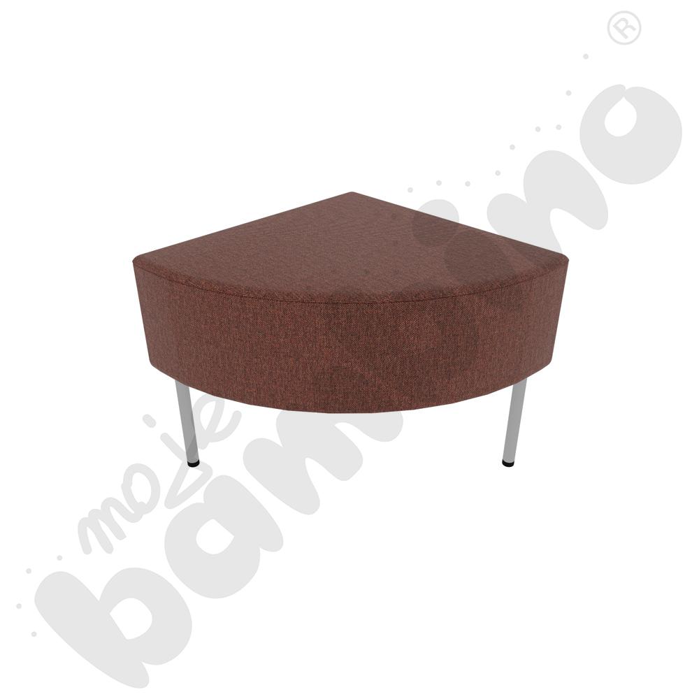 Narożnik Versa 50x50 cm z plastikowymi stopkami, stelaż jasnoszary, tkanina RO06