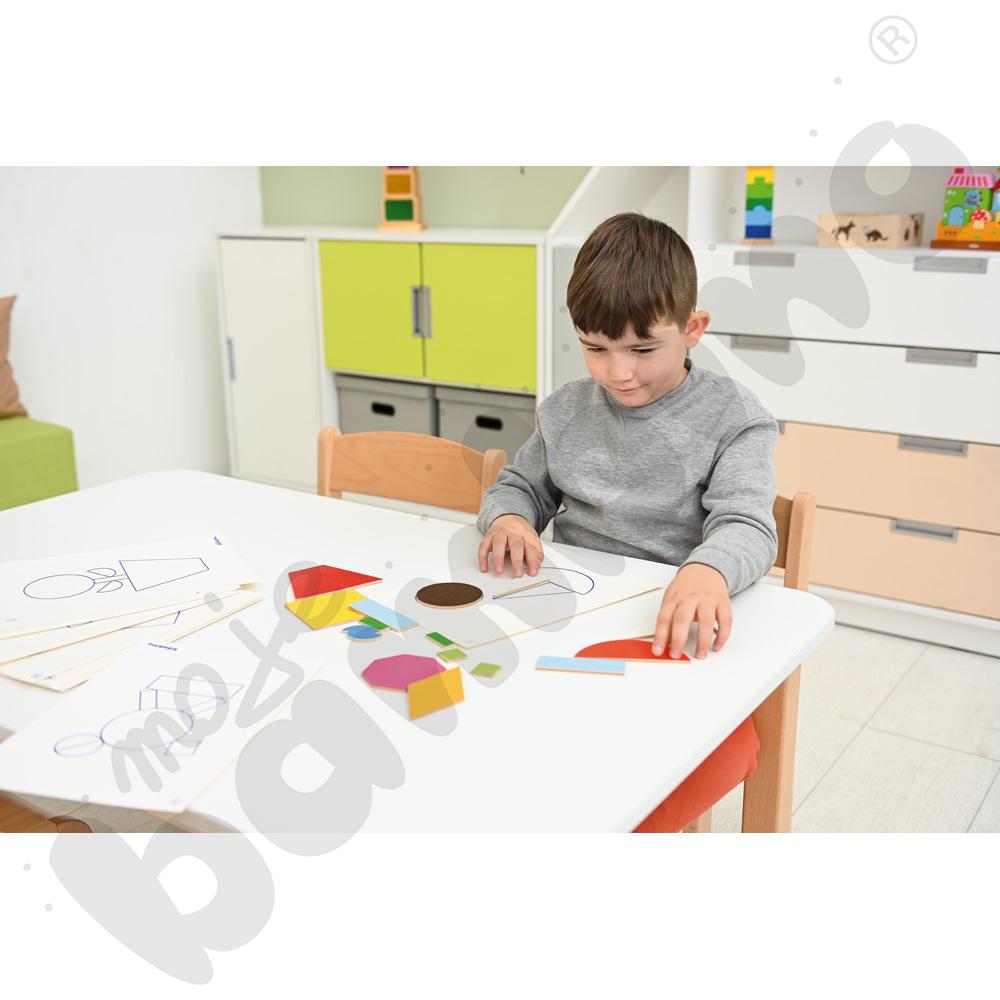 Kształty do układanki geometrycznej