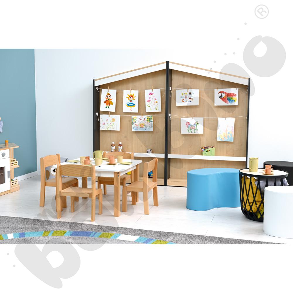 Szafka na prace plastyczne FLO lewa antracyt