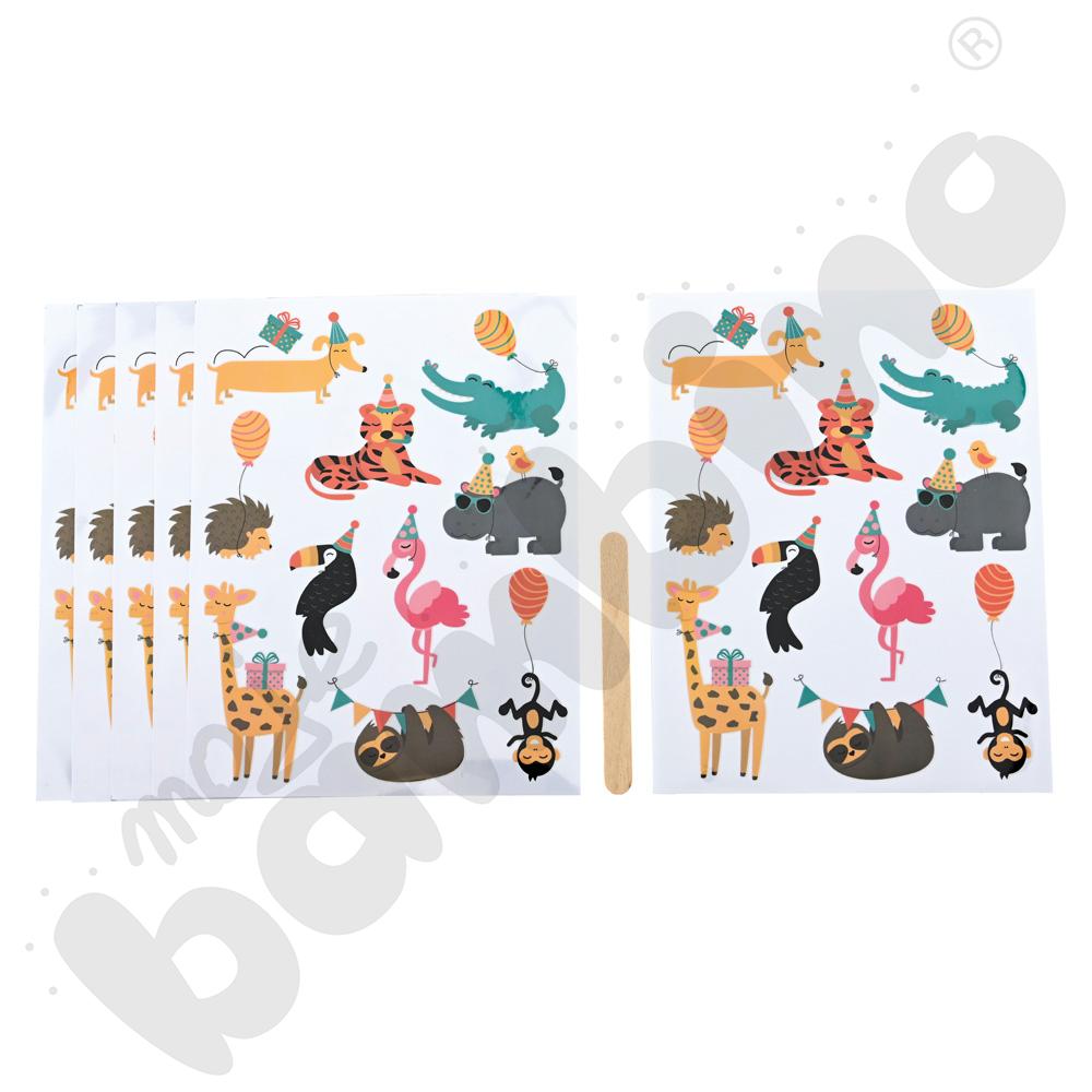 Naklejki tekstylne - zwierzęta