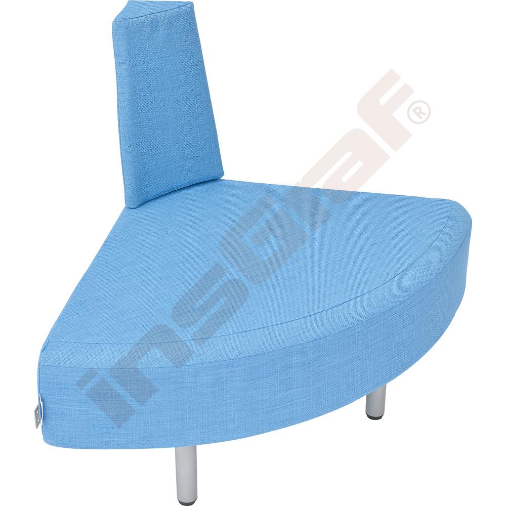 Ecksitz Inflamea 1 - hellblau