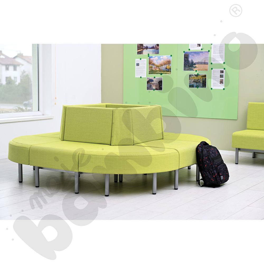 Fotel narożny Inflamea 1 - jasnozielony