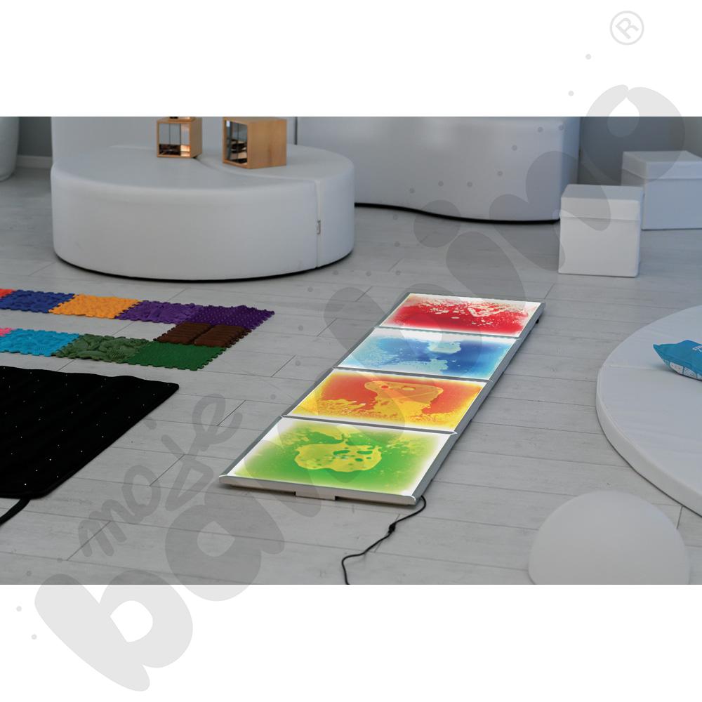 Podświetlany panel podłogowy, pomarańczowy