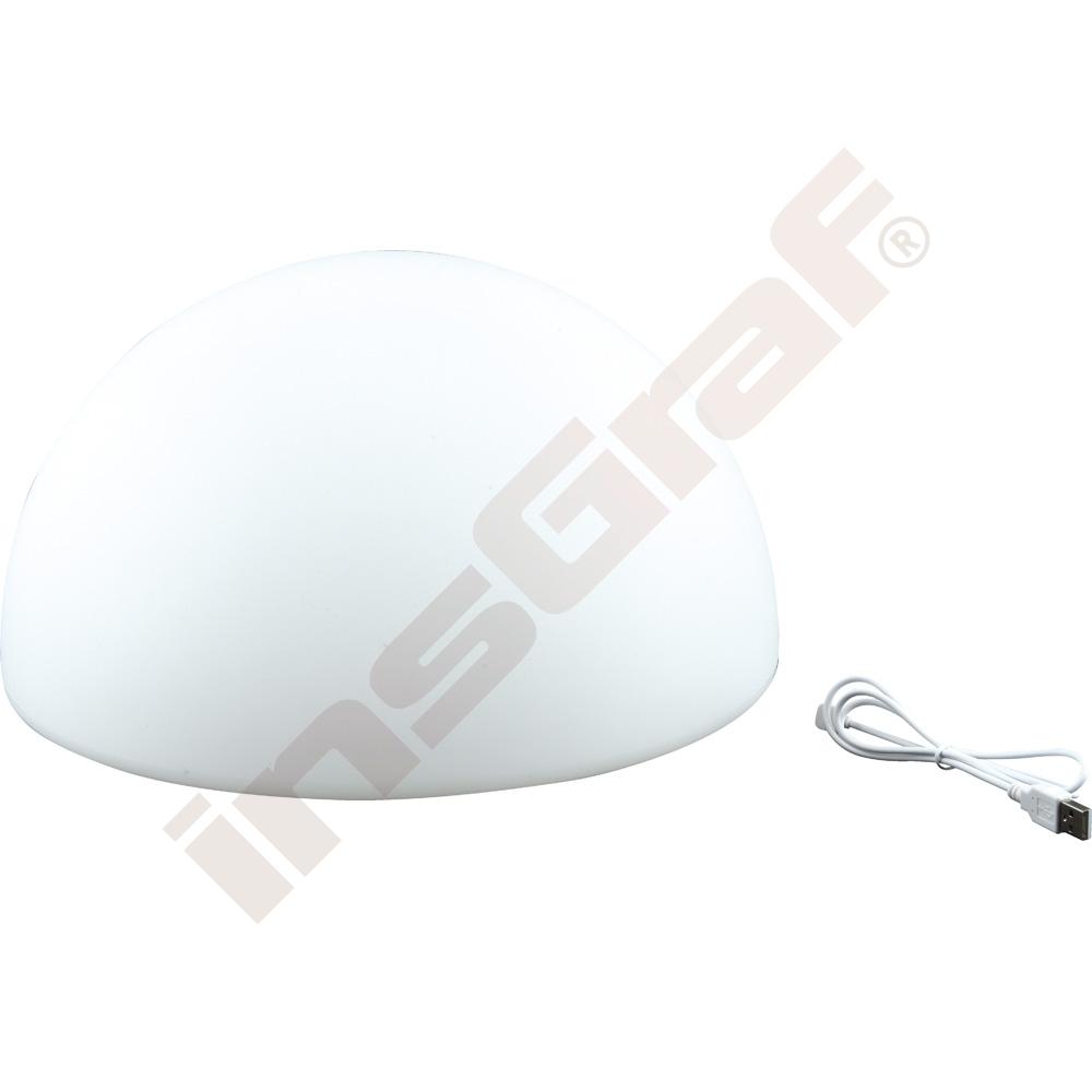 LED lampa polkruhová