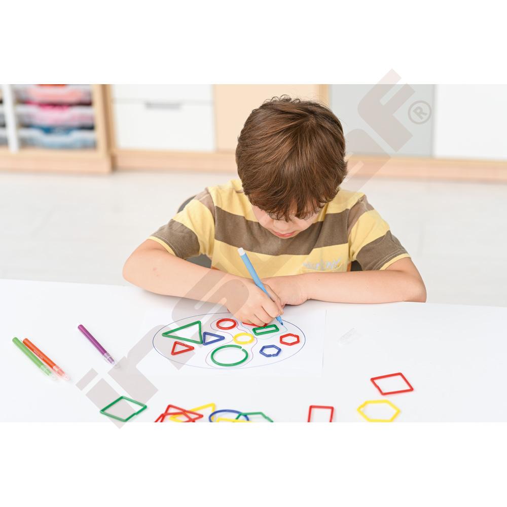 Žetony geometrické tvary