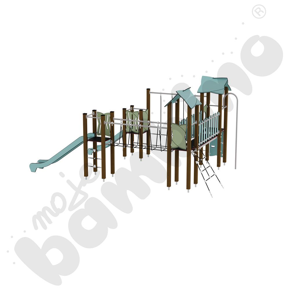 Zestaw Urbi 9, słupy drewniane C