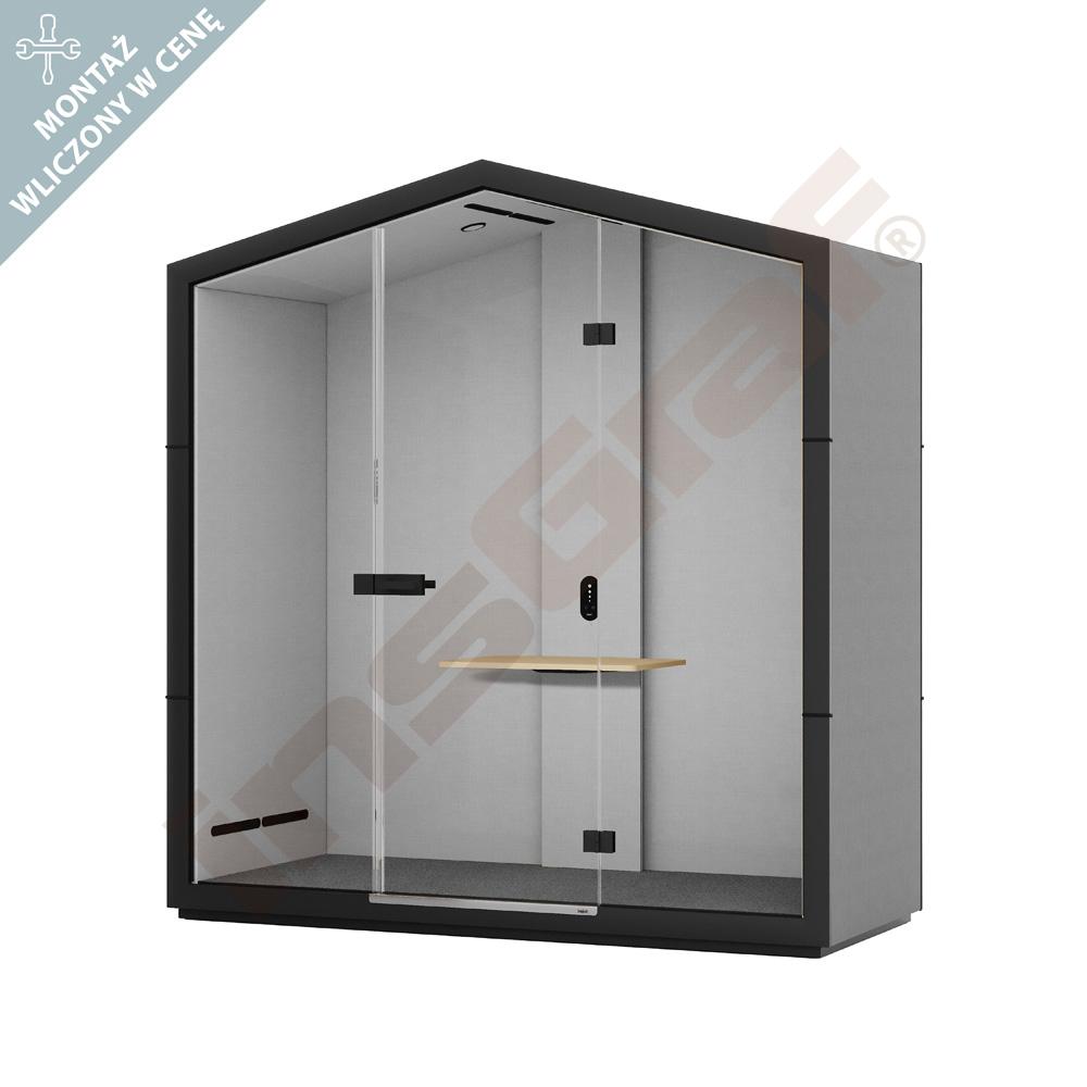 Akustická buňka Silent Relax pro 2 osoby - šedá