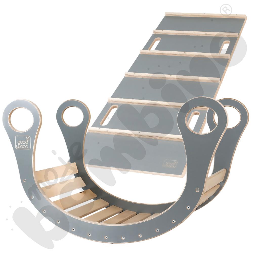 Drewniana drabinka Good Wood - szara - MED