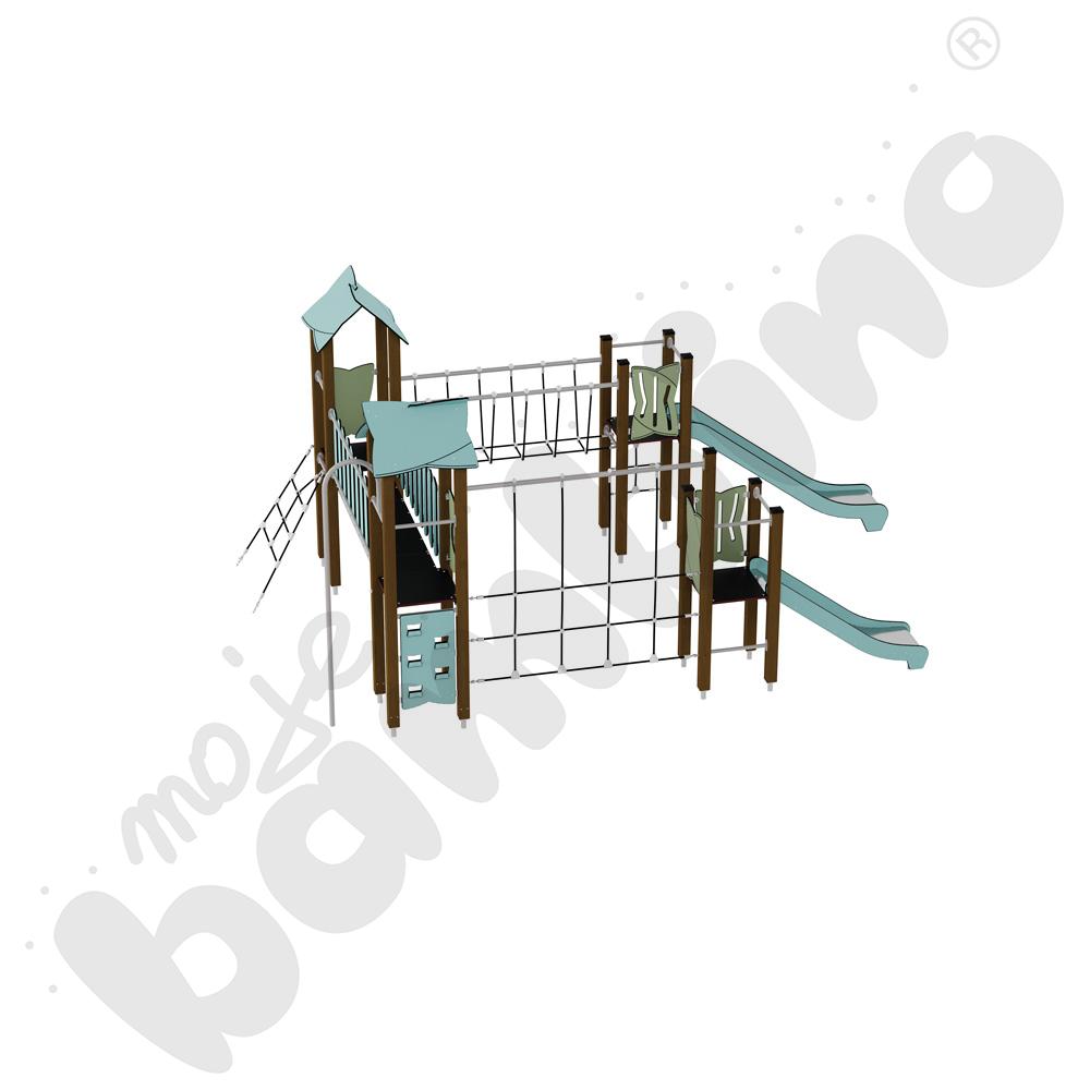 Zestaw Urbi 9, słupy drewniane C