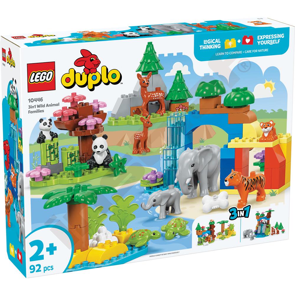 LEGO® Duplo Rodiny divokých zvířat 3v1 
