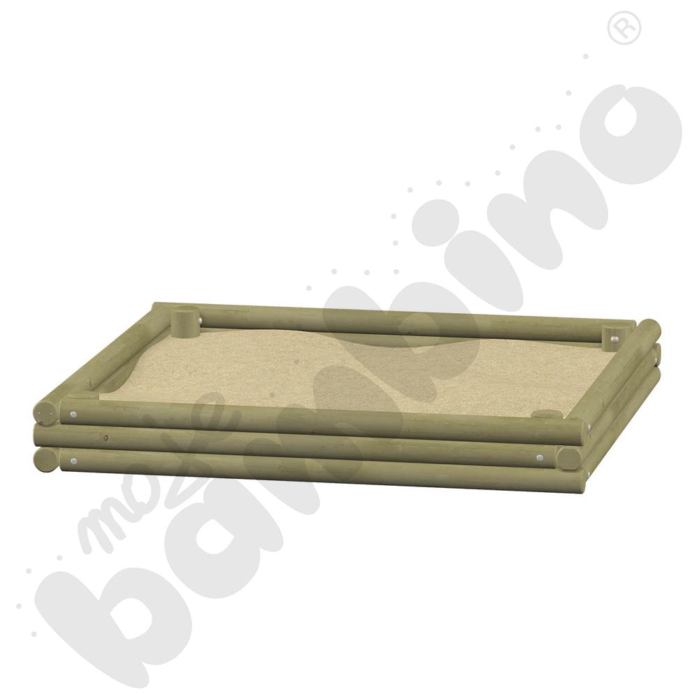 Piaskownica z bali 2 x 2