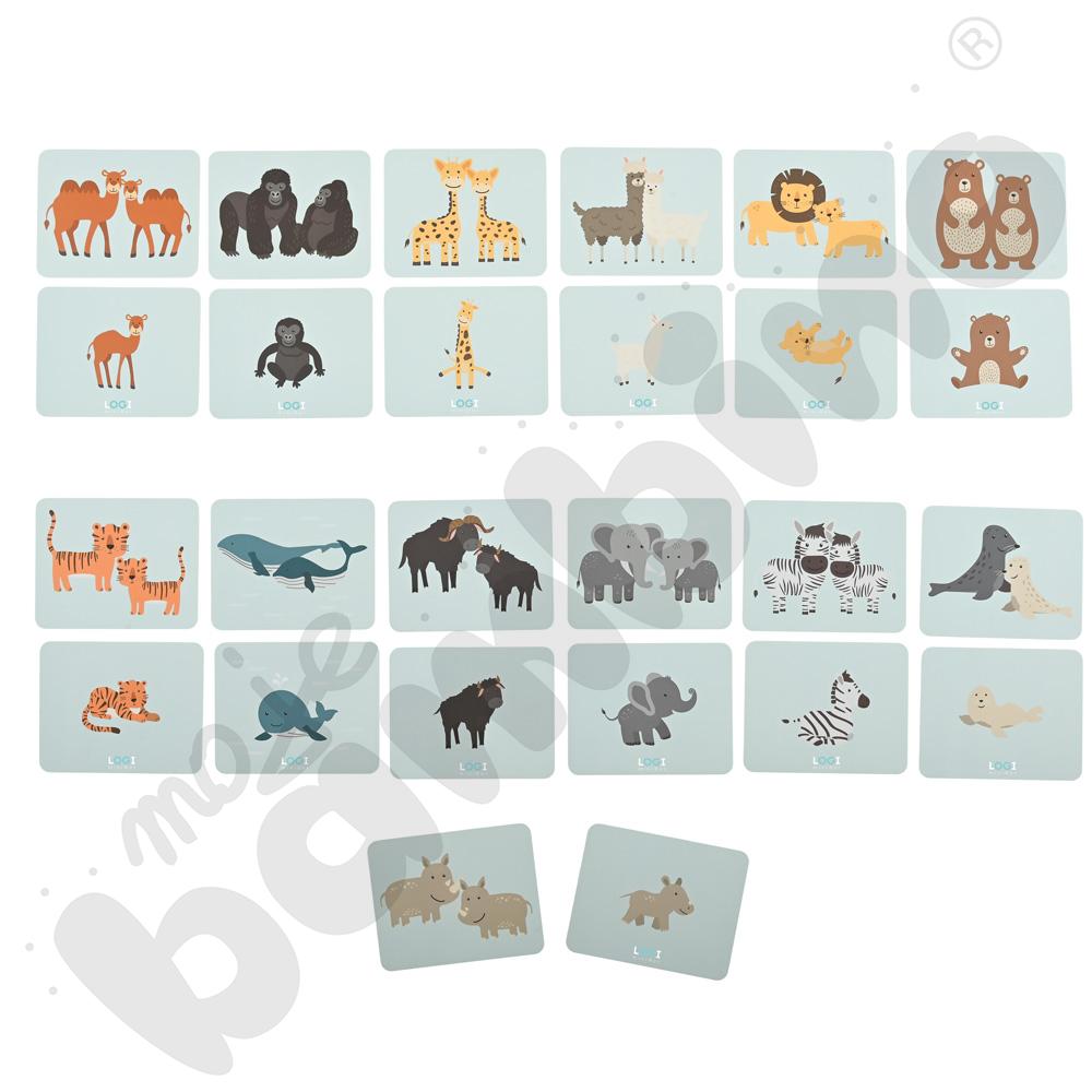 LOGI miniBot - zwierzęta i ich młode - w języku francuskim