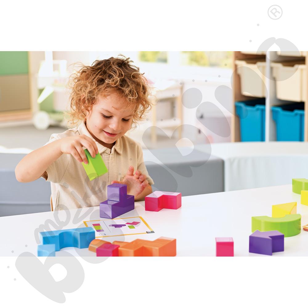 Budujemy w 3D - zestaw klocków z kartami