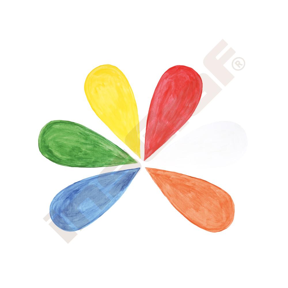 Temperové farby - 6 farieb