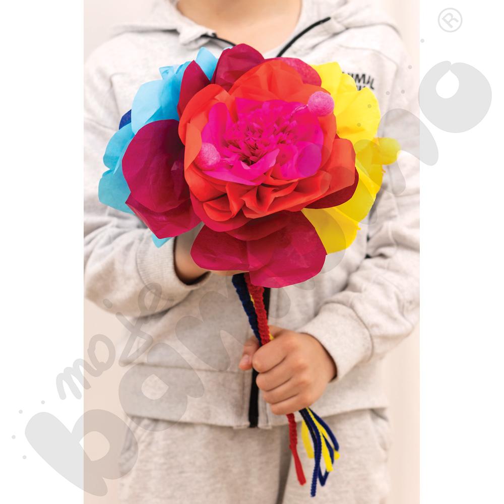 Bibuła 50 x 70 cm tonacja czerwona