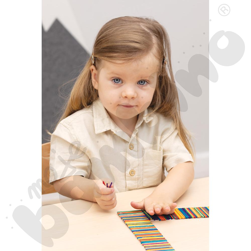 Patyczki kolorowe 5 cm, 1000 szt.