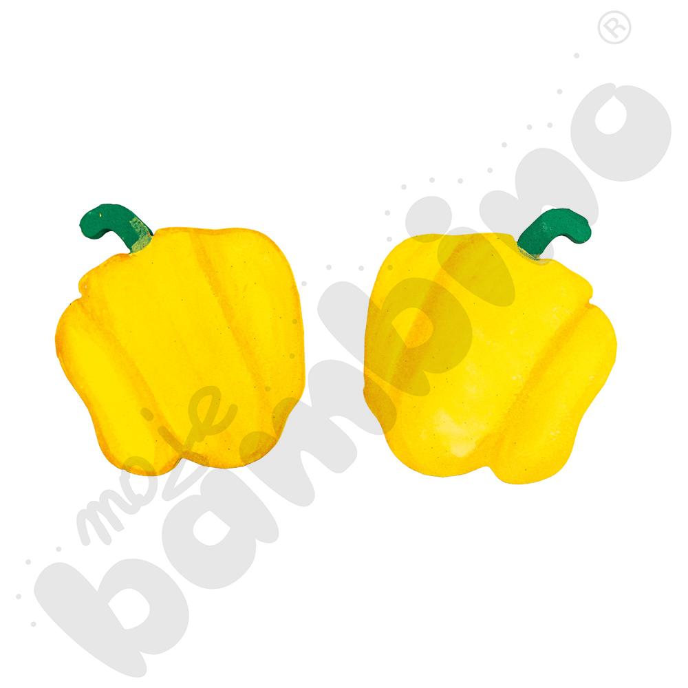 Piankowe kształty do ozdabiania - warzywa, 40 szt.