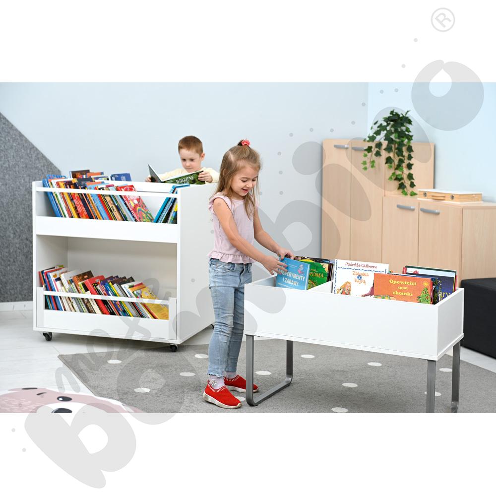 Biblioteczka stojąca Grande, wys. 55  - biała