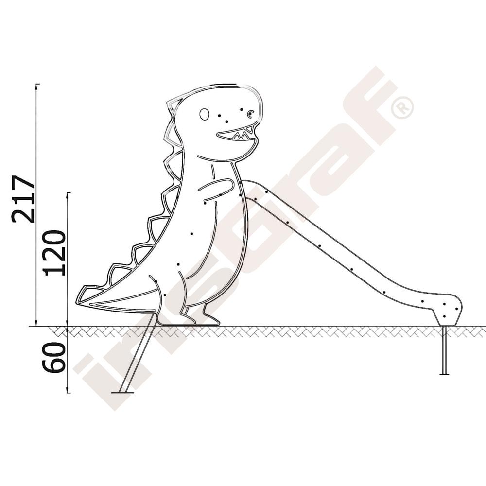 Šmykľavka Dino