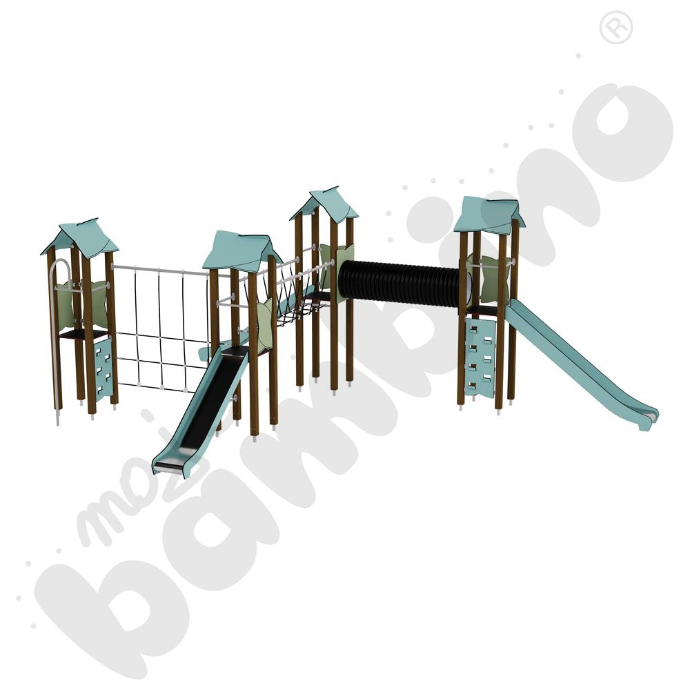 Zestaw Urbi 10, słupy drewniane C