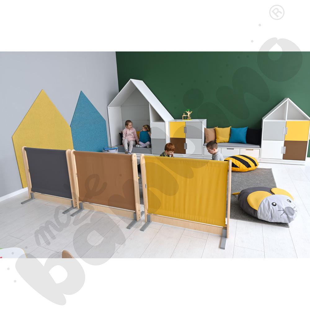 Parawan beżowo-brązowy