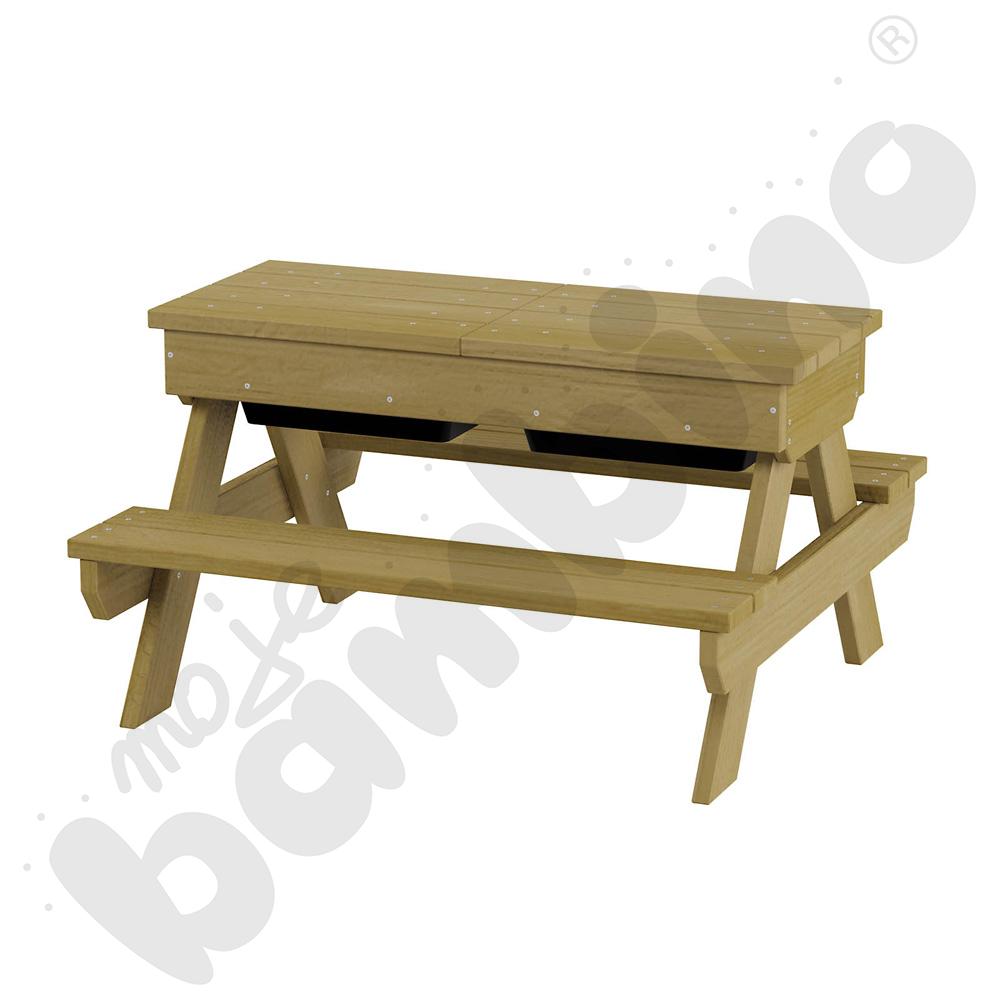 Ławkostół Terra z pojemnikami z kotwami