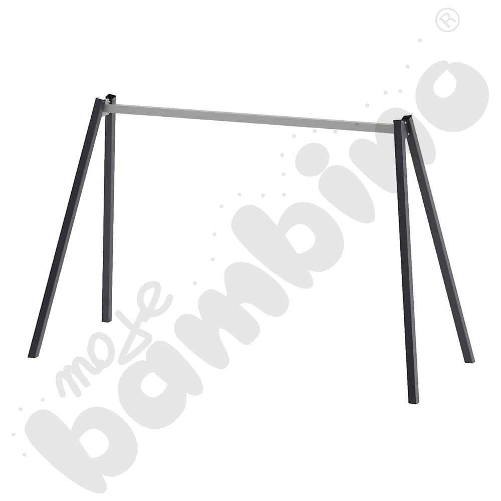 Huśtawka podwójna Urbi, słupy metalowe B/ bez zawiesi