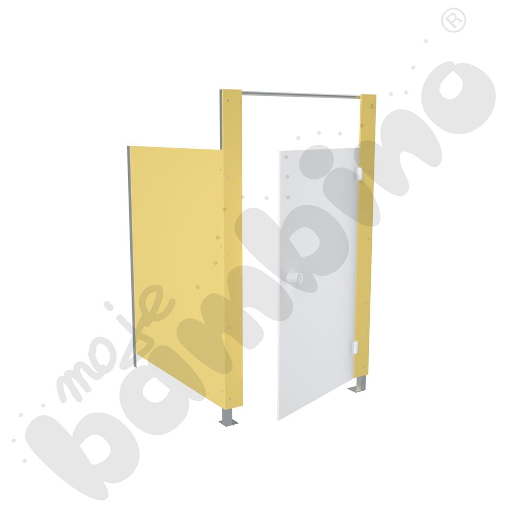 Kabina WC Aqua - moduł dodatkowy żółty