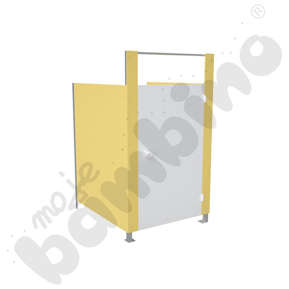 Kabina WC Aqua - moduł podstawowy żółty