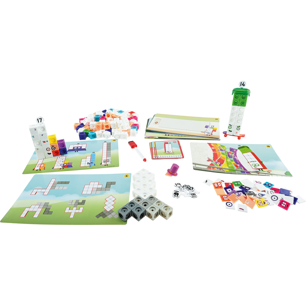 Matematické kocky s kartami úloh 11-20