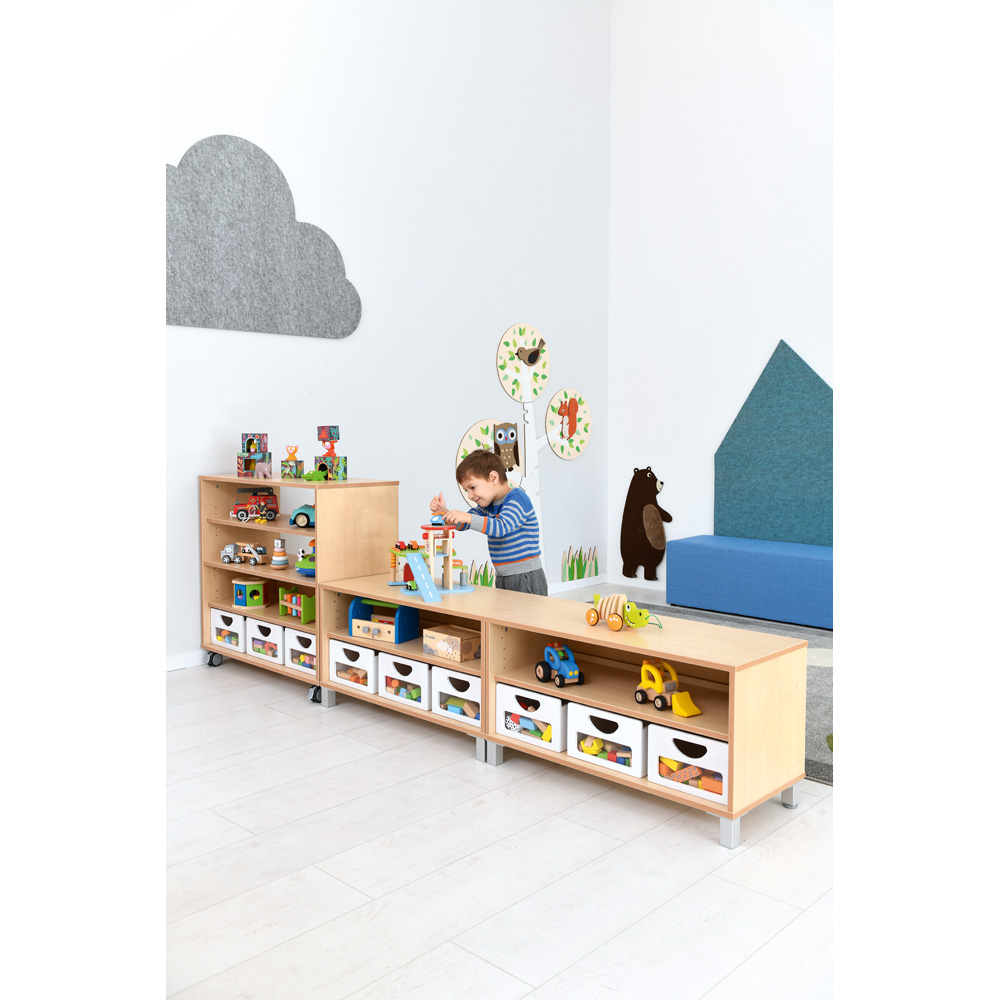 Skrinka M s 1 policou na nožičkách