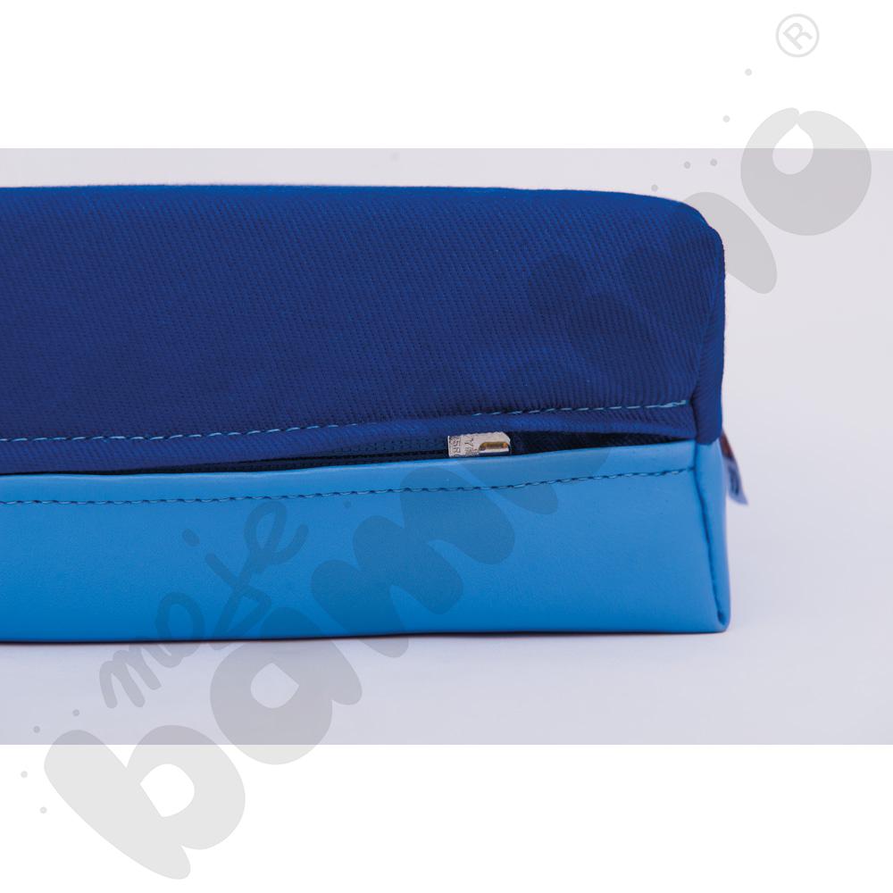 Materac przedszkolny dwustronny - odcienie niebieskiego