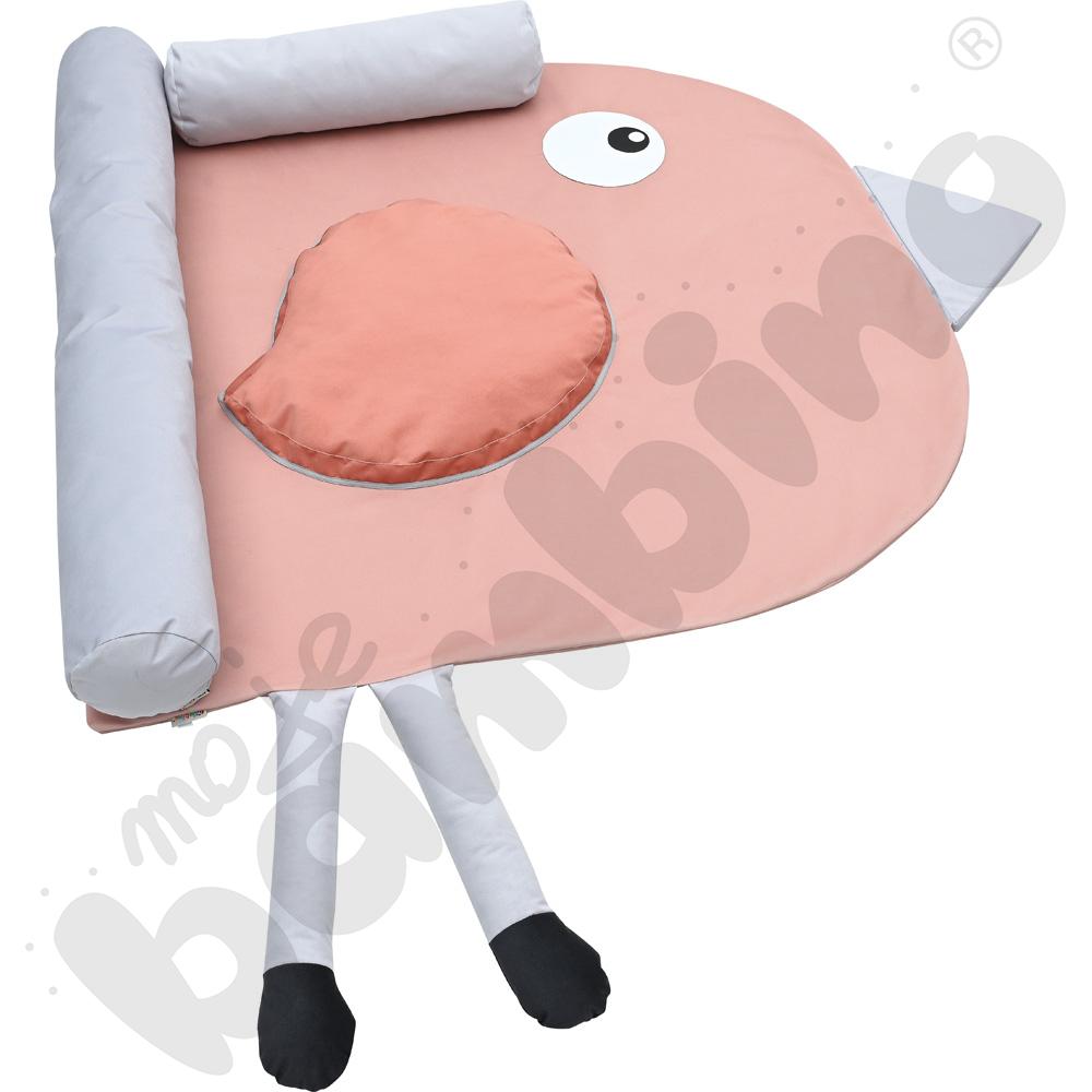 Mata narożna Ptaszek - łososiowa