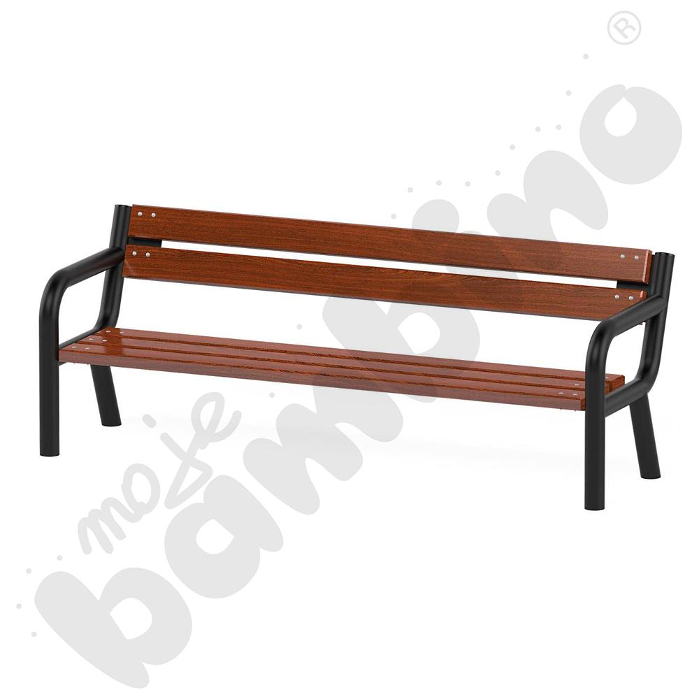 Ławka Viking, mahoń