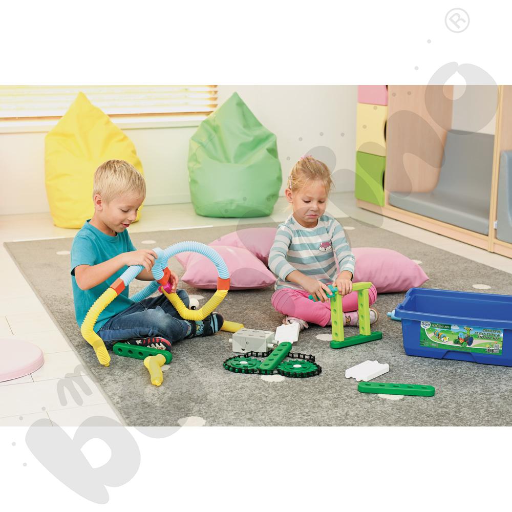 Klocki Gigo - Mały konstruktor - Kreatywne tuby flexi