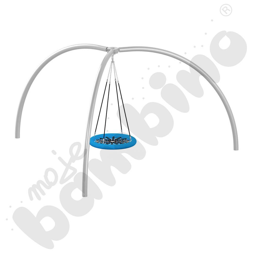 Huśtawka na trzech nogach z zawiesiem Bocianie gniazdo