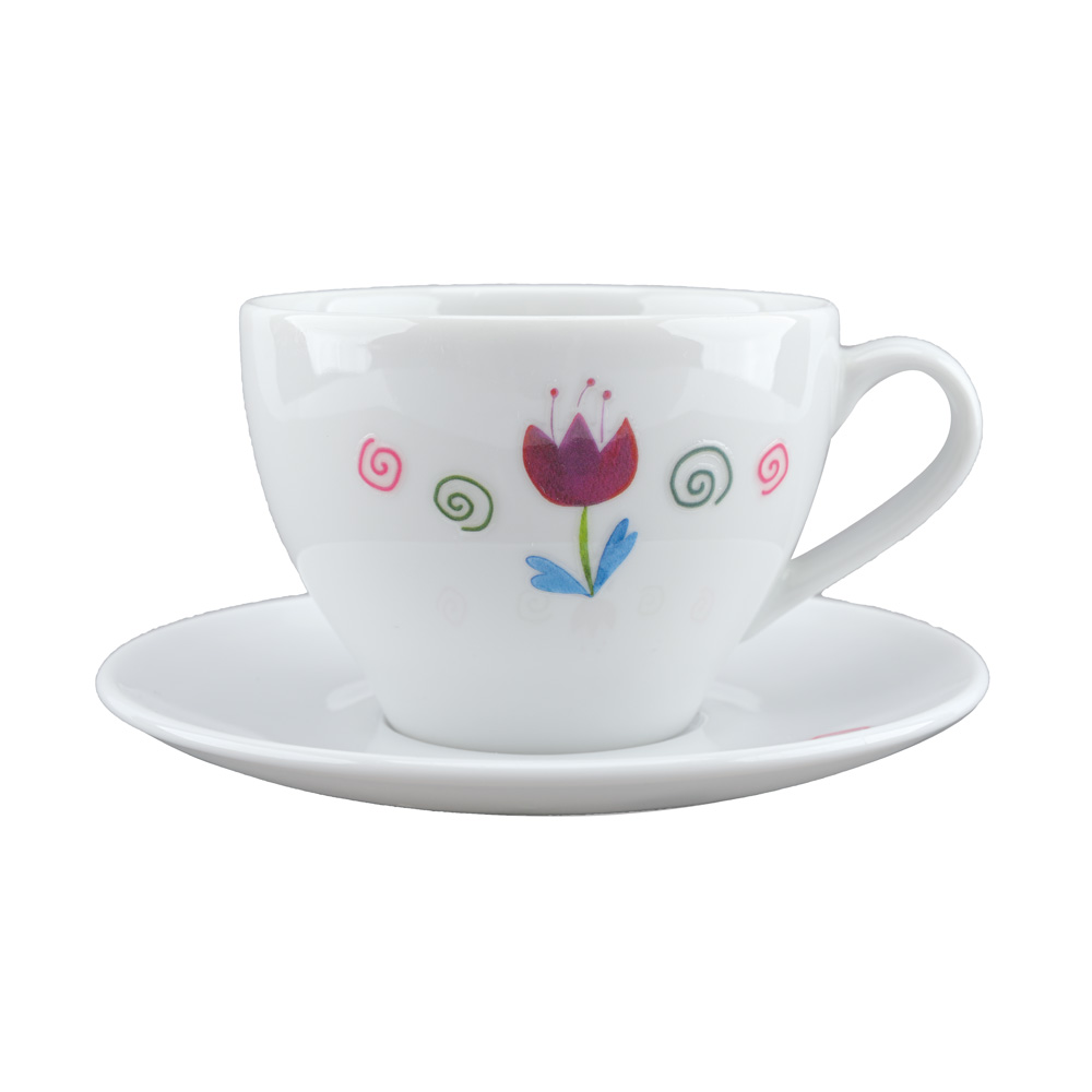 Dekoračné samolepky na porcelán - kvety