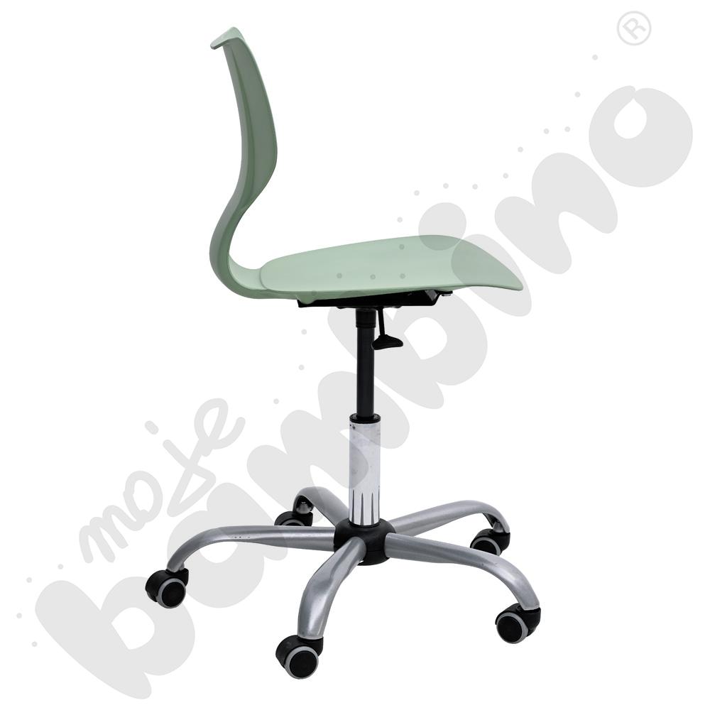 Krzesło Snake obrotowe z reg. wys. oliwkowe