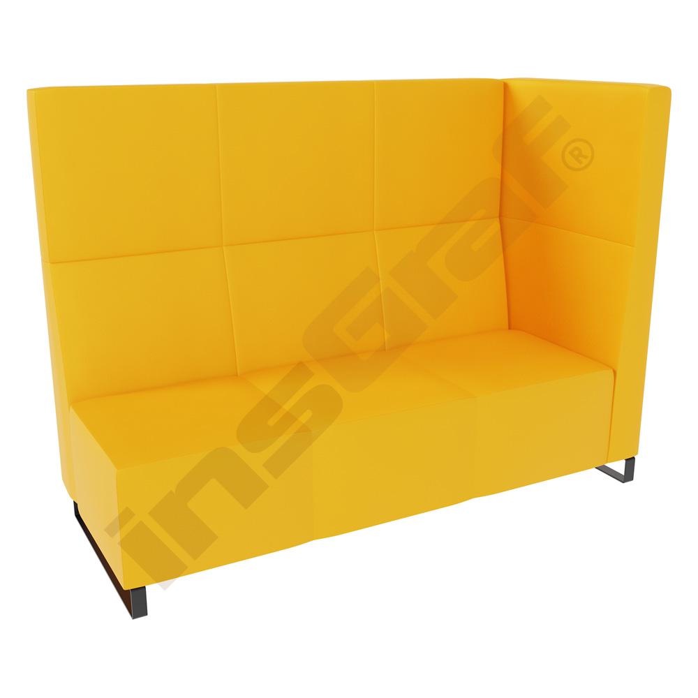 
Universum Dreisitzer, H 133 cm, rechte Lehne, Bezug MT09

