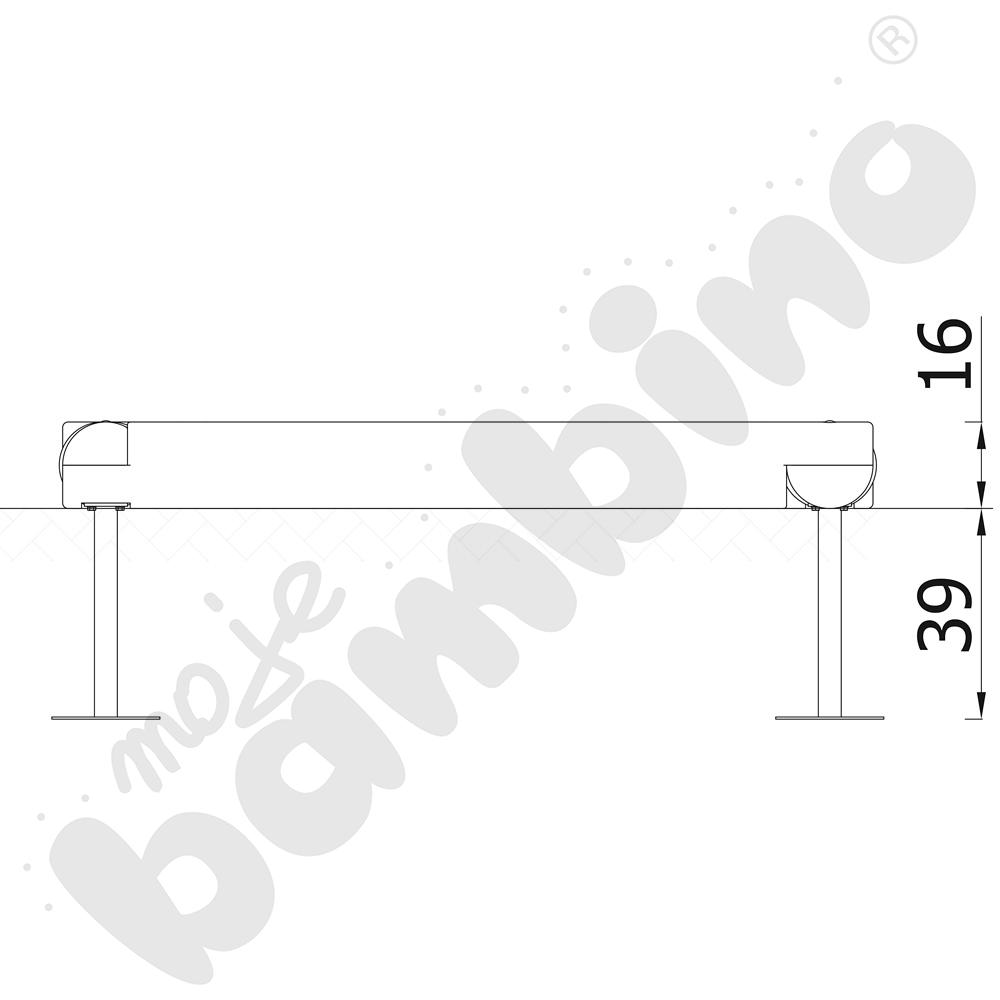 Piaskownica Robinio 1,5x1,5 m